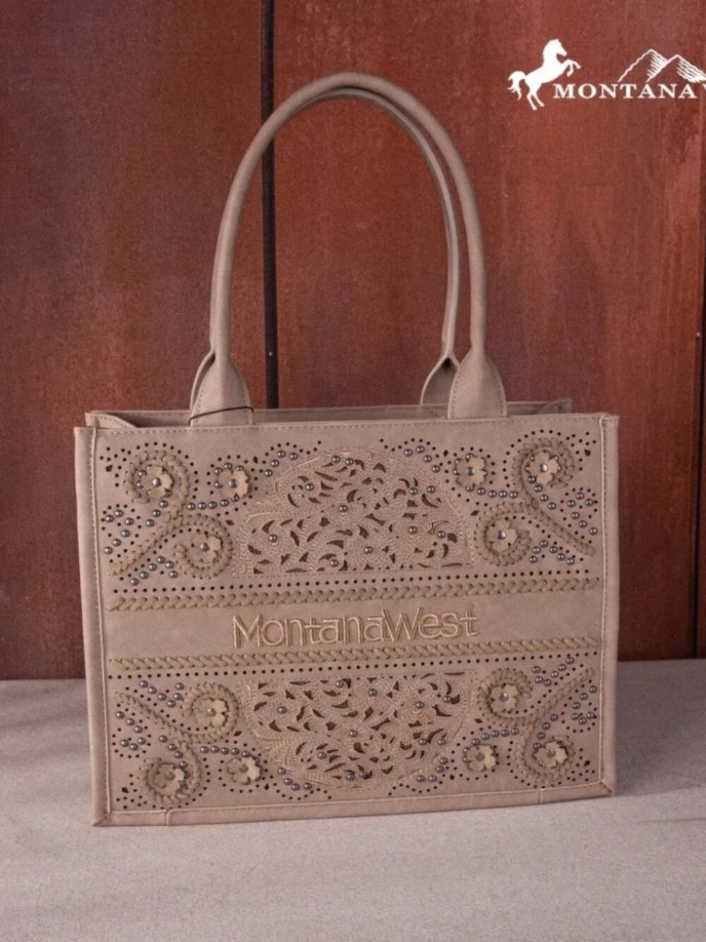 Montana West Khaki Tote Concealed Carry NWT